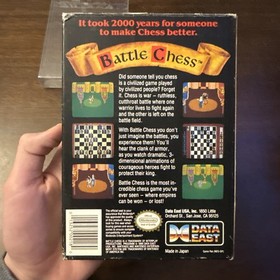 Battle Chess (Nintendo NES) Complete - Tested - Authentic