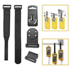 Multimeter Meter Hanging Kit Compatible with Fluke Meters，2 Straps, 2 Clips and 