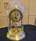 Schatz 400-Day Anniversary Torsion Clock Mechanical Gold Analog Glass Dome — photo 1