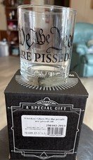 Made In USA Patriotic 11oz Whiskey Glass - We The People Are Pissed Off NIB