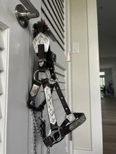 New Pony Silver Dark Oil Leather Show Halter & Lead