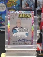 2025 Keepsake INVINCIBLE #586 Signapatch 2/13 Cecil Stedman Blood Splatter 