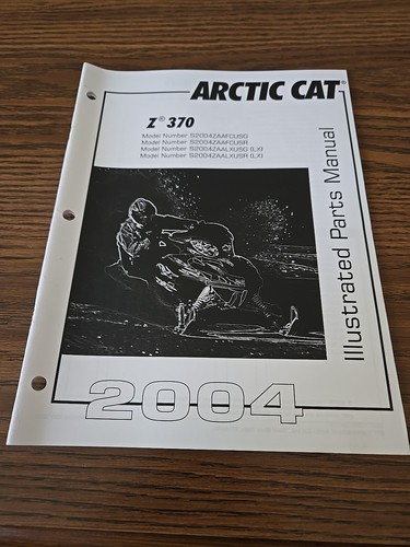 2004 Arctic Cat Z 370 Snowmobile Illustrated Part Manual 2256-869