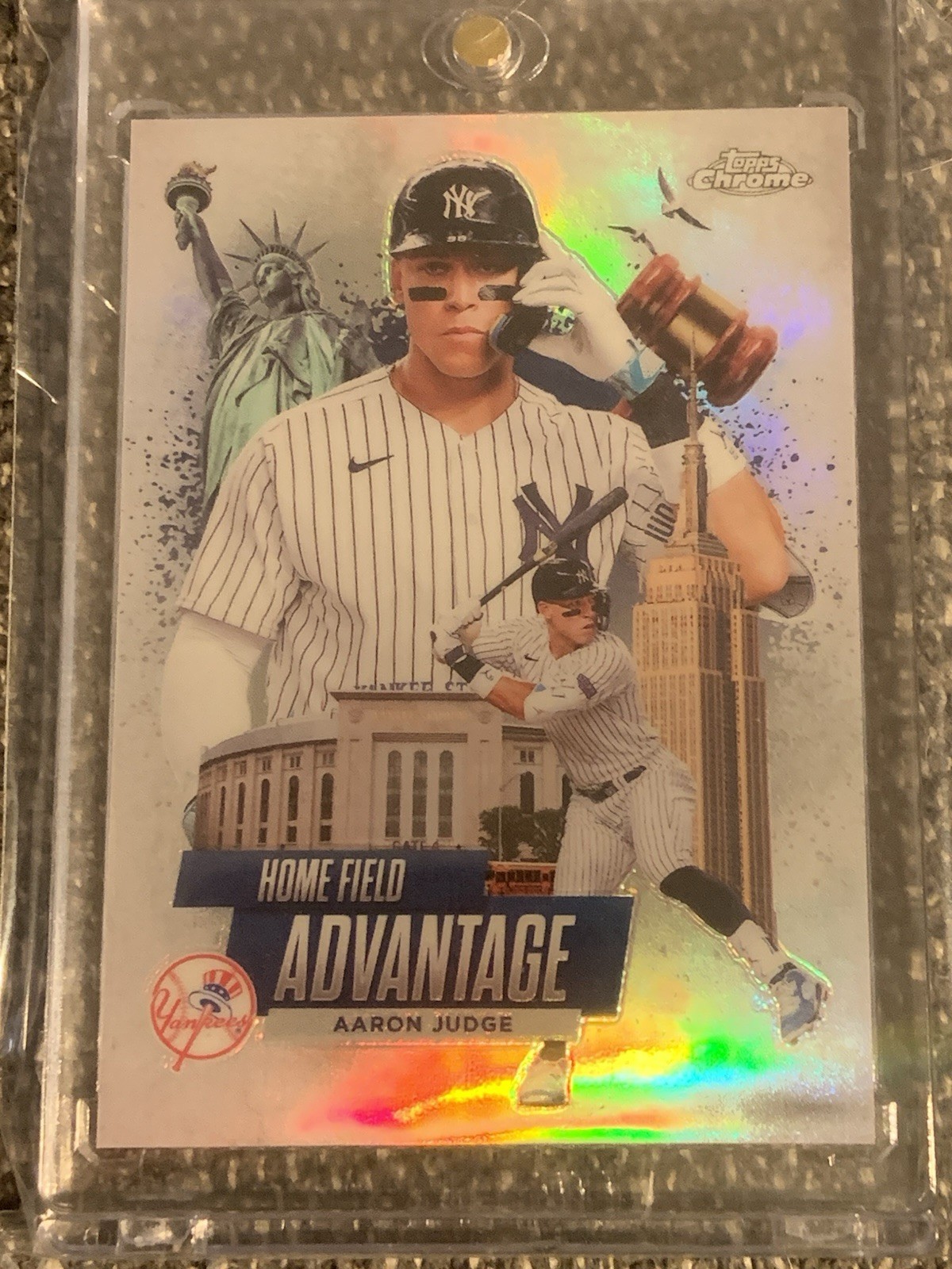 2025 Topps Chrome Aaron Judge Home Field Advantage Case Hit SSP