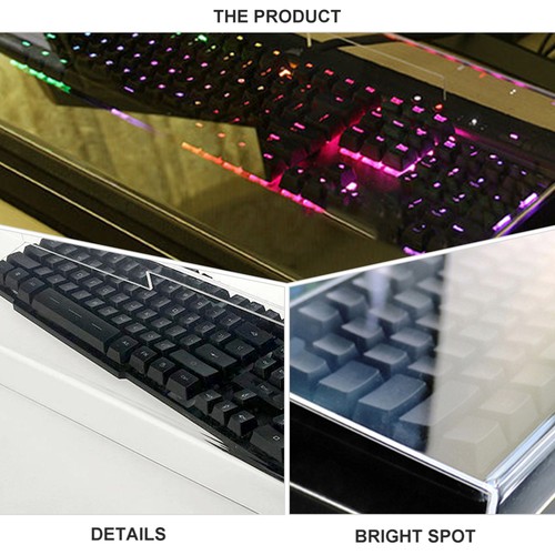 Dust Cover Office Acrylic Case for Mechanical Keyboard Clear Desktop - 第 3/12 張圖片