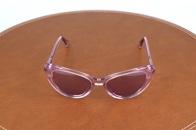 Amelia E Lynna Clear/Purple Cat Eye Eyeglasses Frames 32-000083 52-17-140