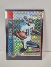 BOWMAN CHROME 2002 DERRICK MASON #57 NFL TENNESSEE TITANS RARE XFRACTOR /250