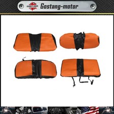 Front Rear Seat Covers Kit For Club Car Precedent - choose Red / Orange / Blue