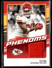 2020 Donruss #RP-CE Clyde Edwards-Helaire Rookie Phenom Jerseys MEM 3203L