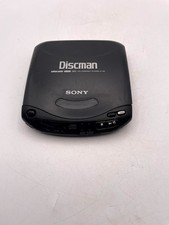 Vintage Sony Discman D-141 Compact Disc Player Black Mega Bass NEED BATTERY