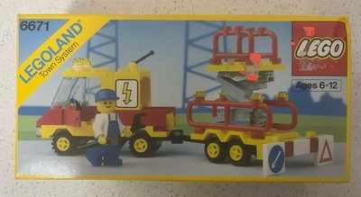 Lego Town 6671 Utility Repair Lift LEGOLAND Classic -  Not Opened, Box Damage