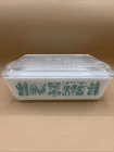 Rare Vintage Pyrex Amish Butterprint Rectangular Dish Fridgie-1 1/2 Qt.With Lid