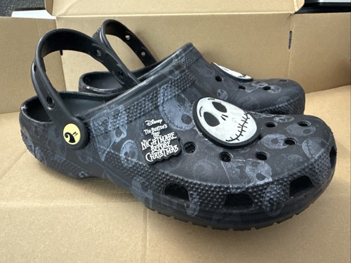 Crocs M 8 W 10 Classic Clog x Disney Nightmare Before Christmas 206912-90H Glow