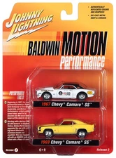Johnny Lightning 1:64 1967/1969 Chevy Camaro 2 Car Set Series A
