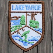 Lake Tahoe Embroidered Patch — Iron On