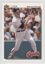 1992 Upper Deck Factory Set Gold Hologram Dwight Evans #248 0b5