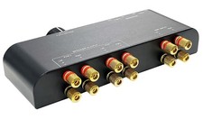 2-Way Speaker Splitter Switcher With Volume Control For Hi-Fi Amp Receiver