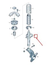 SEAT ARONA KJ Gasdruckstoßdämpfer vorne 2Q0413031AA NEU ORIGINAL