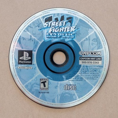 Street Fighter EX2 Plus (Sony PlayStation 1, 2000) - Disc Only, Tested/Working