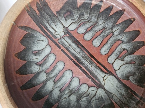 Stunning Winchcombe stoneware very large dish by Ray Finch, circa 1960’s - Picture 13 of 20
