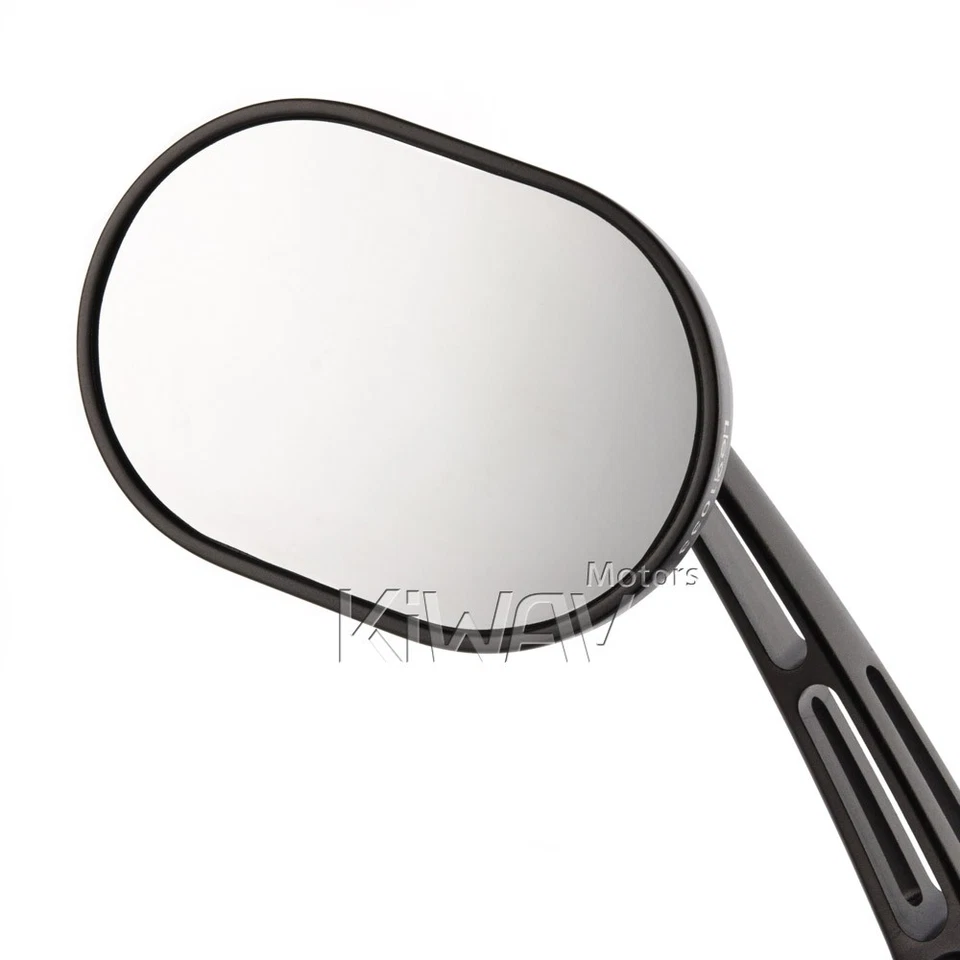 rétroviseur  noir carré CNC aluminum 8mm 1.25pitch pour Vespa GTS GTV GT LX LXV - Photo 2/4