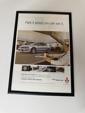 Framed Original 2001 Mitsubishi Galant Sport Magazine Advert Wall Art Man Cave