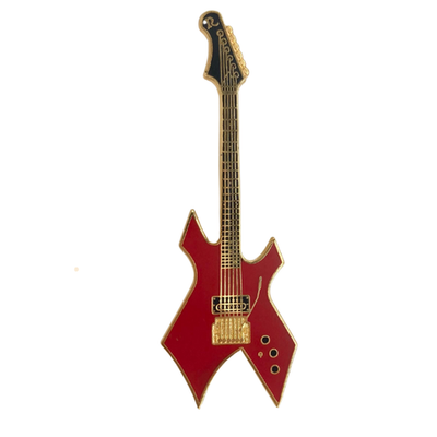 Pin BC Rich Warlock Red And Gold Pin Harmony Collection | eBay