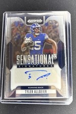 2025 Panini Prizm Draft Picks Sensational Signatures Tyler Allgeier #SS-35 (AU)