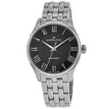 New Hamilton Jazzmaster Auto Black Dial Stainless Steel Men's Watch H42535130