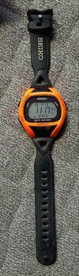 Seiko Super Runner Tokyo Marathon Solar Watch Orange Dial Mens Quartz