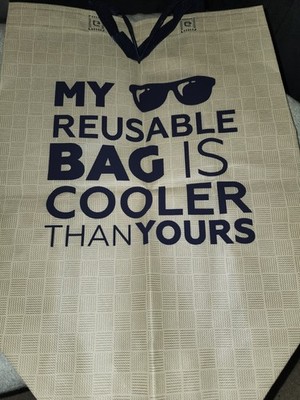 30 Count. '' My Reusable Bag Is Cooler Than yours'' New Reusable Bags