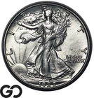 1929-D Walking Liberty Half Dollar, Beautiful Solid Gem BU++ Key Date