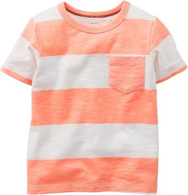 Carter's Girls Pink and White Stripe Shirt