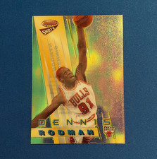 1996-97 Topps Bowman's Best Dennis Rodman Chicago Bulls NBA Shots Insert #BS10