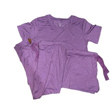 NEW Felina Women's 3-Piece Lounge Set, Purple, Size Medium
