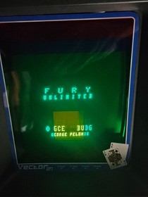 Vector 21 Vectrex Complete Game with Custom Box and Overlay