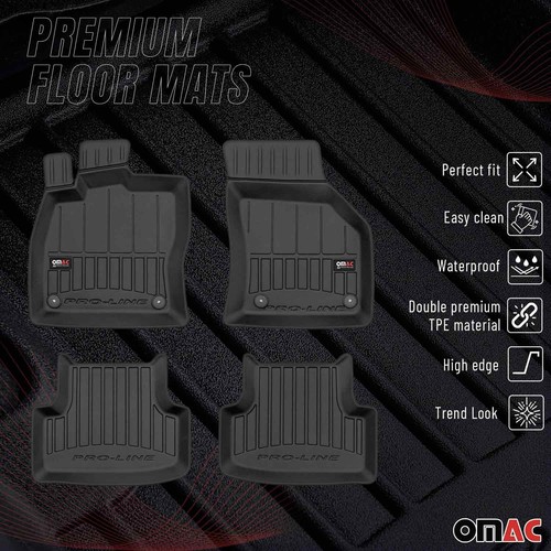Tapetes premium OMAC para VW Golf GTI MK7 2015-2021 todo tipo de clima resistente - Imagen 2 de 12