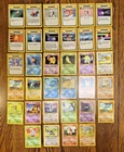 34 Vintage Pokemon Card Lot - Base Set WoTC TCG L3