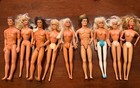 Vintage Lot Of 9 Barbie And Ken Dolls, Mixed Parts, Bodies From The 1960’s — photo 1