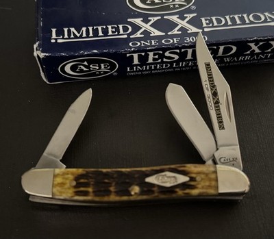   2019 Case XX 63087 Limited XX Edition Honeycomb Bone Jig Medium Stockman