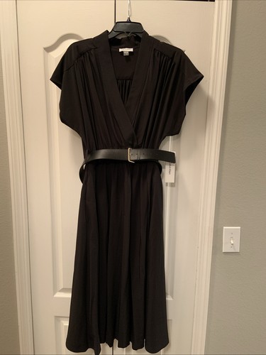 calvin klein Ladies Belted Black Dress Size 12