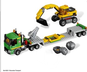 Lego 4203 City Excavator Transporter 