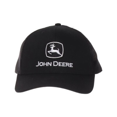 John Deere, Truckerkappe, Größe: ONE SIZE, Baumwolle/Polyester, Schwarz #itQ
