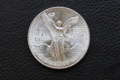 1983 Mexico Una Onza ''Libertad''  KM# 494.1 ~ 0.999 Plata Pura LVB7.24