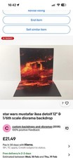 star wars custom backdrops  ikea detolf 12" & 1/6th scale