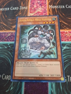 Yugioh Super-Nimble Mega Hamster RA02-EN004 Ultra Rare 1st Edition Near Mint