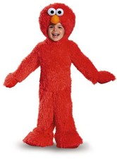 Disguise Elmo Extra Deluxe Plush Costume, Medium 3T-4T , One Color
