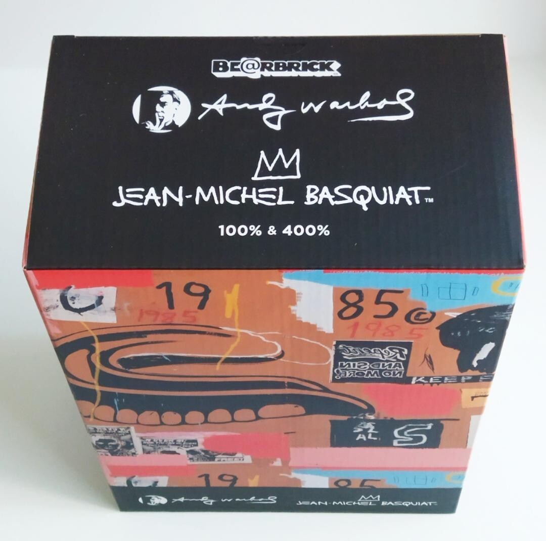 Medicom Toy BE@RBRICK Andy Warhol x JEAN-MICHEL BASQUIAT #2 Medicom Toy BE@RBRICK Andy Warhol x JEAN-MICHEL BASQUIAT #2