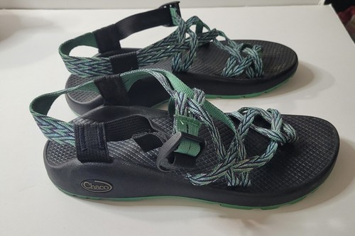 Womens Green Chacos Strappy Sandals Size 8 - Picture 4 of 7