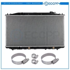 Radiator For 08-12 Honda Accord 12-15 Honda Crosstour with Oil Hose Clamps Kit